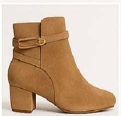 Botines elegantes mujer 3732 con hebilla dorada | Disponible en beige y negro ✨