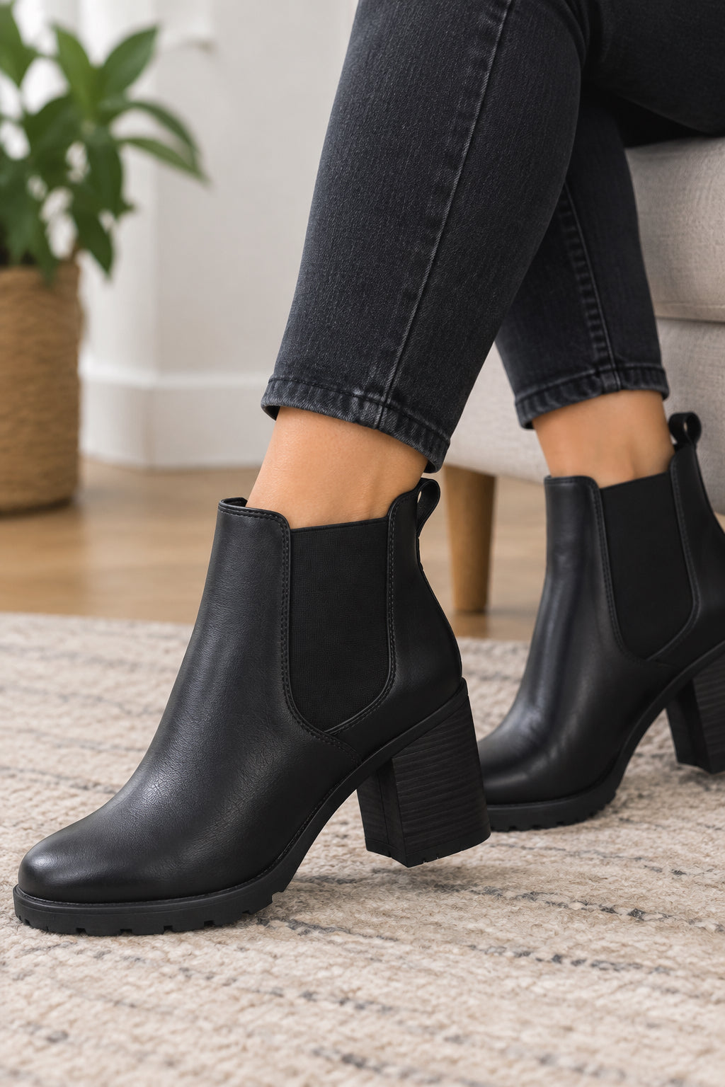 🔥 ÚLTIMAS TALLAS 🔥  Botín Chelsea Negro  2202w  TALLA 38