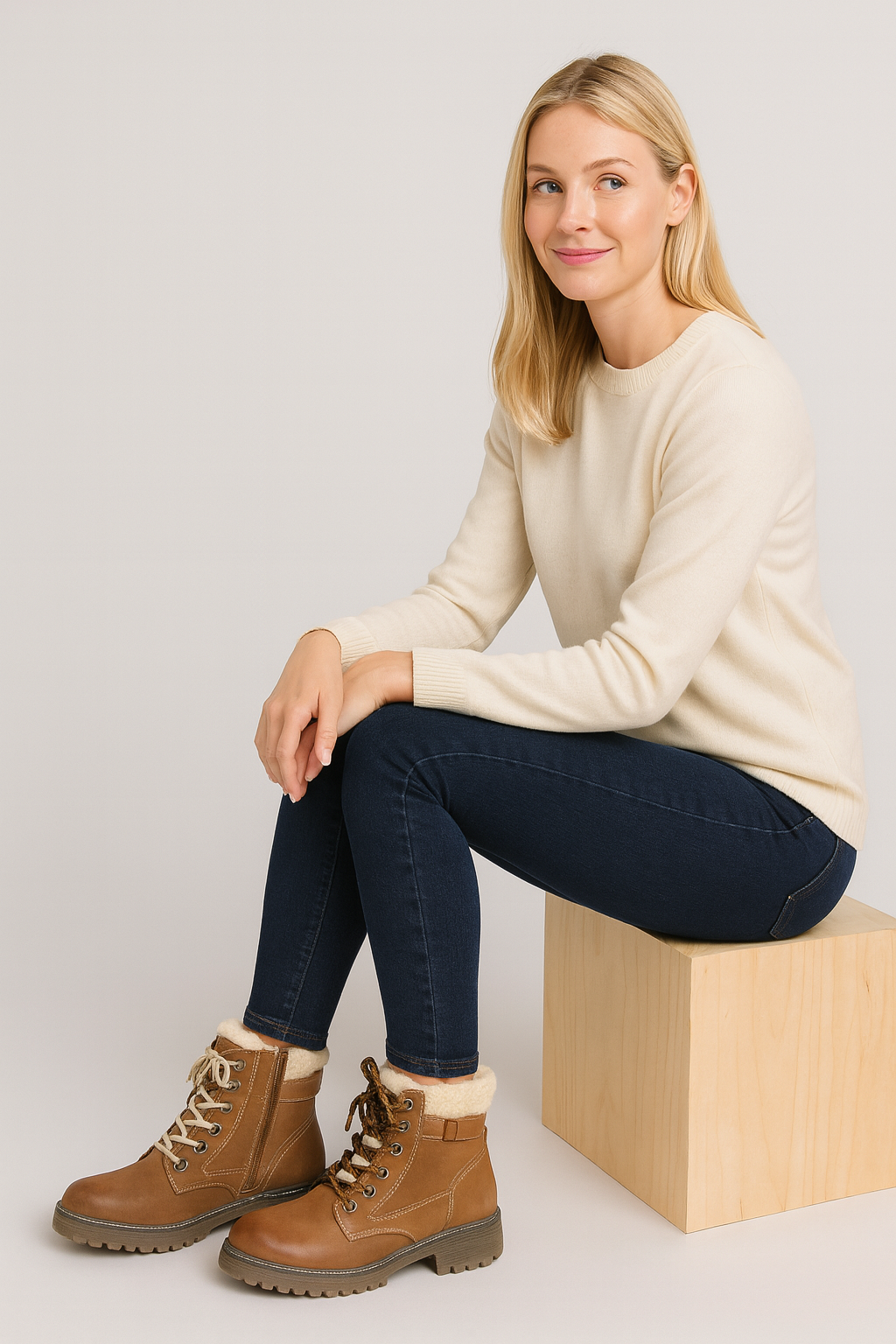 Botín Mujer Invierno con Forro Acolchado y Suela Antideslizante | Modelo Casual Daily. Cod 4749