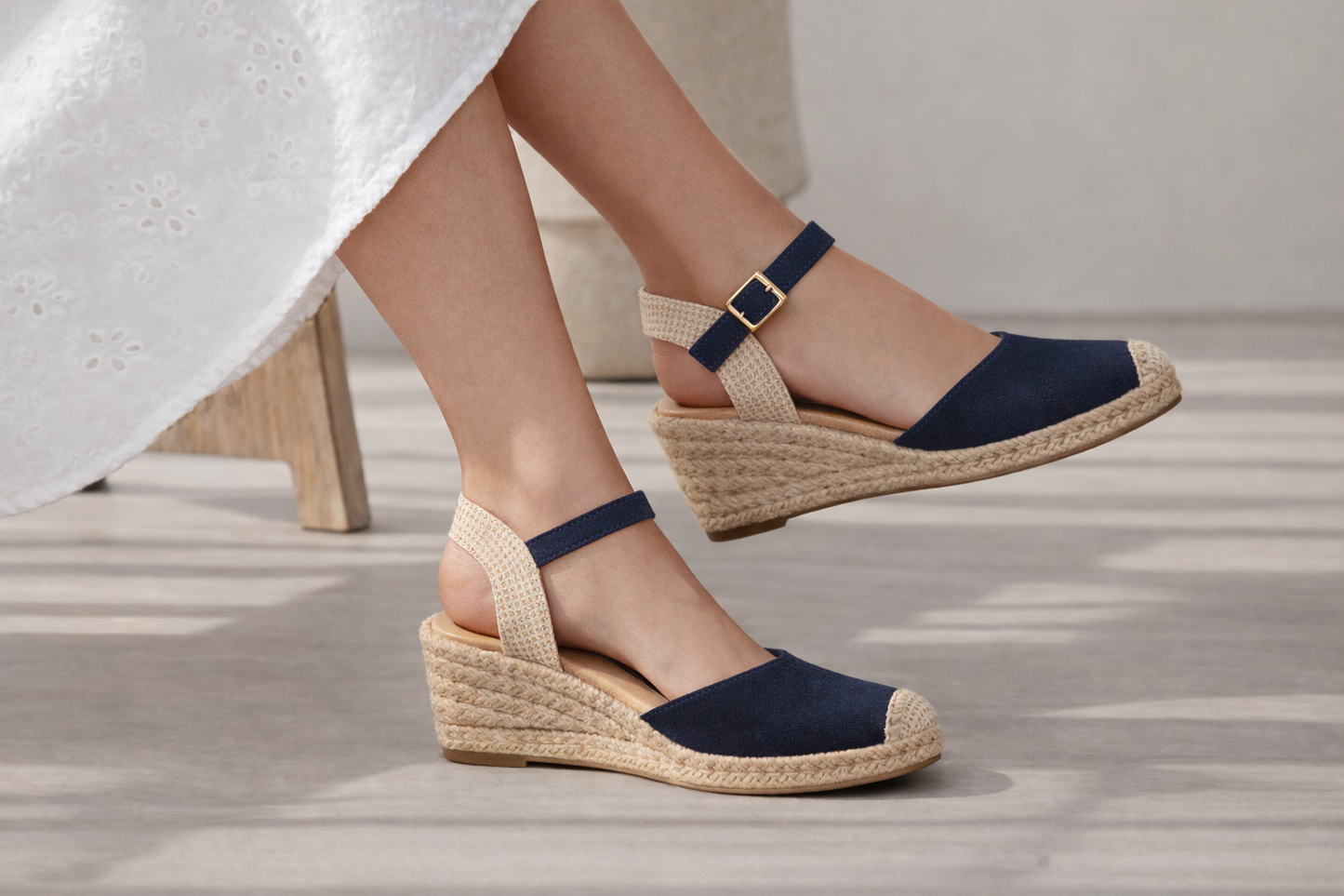 Sandalias Cuña Mujer con Yute – AQ-1593
