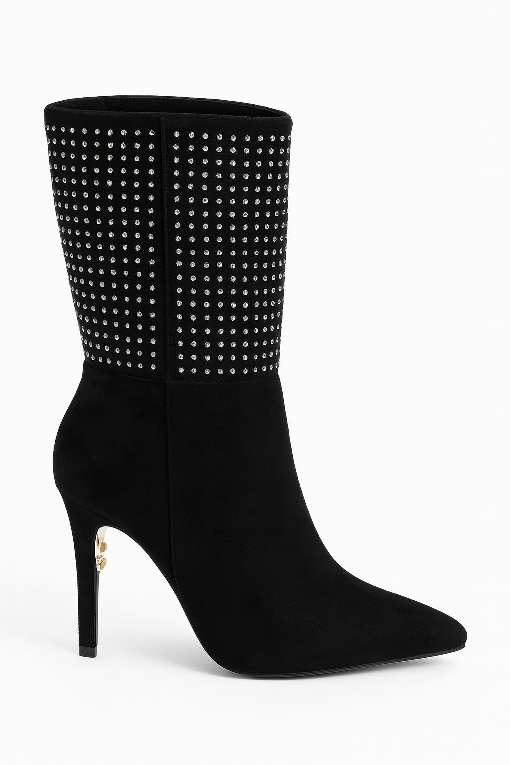 Botín Elegante con Tacón Alto y Brillo – Estilo Premium Invierno Cod 1448