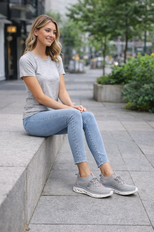 Zapatillas Deportivas Mujer Gris Transpirables – Ultraligeras y Cómodas con Suela Anatómica M520-1,2Y7