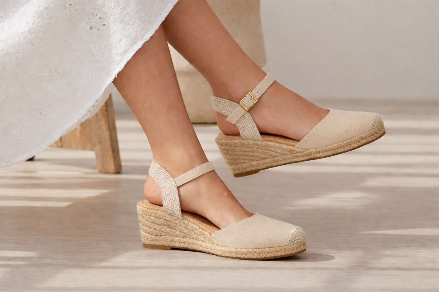 Sandalias Cuña Mujer con Yute – AQ-1593