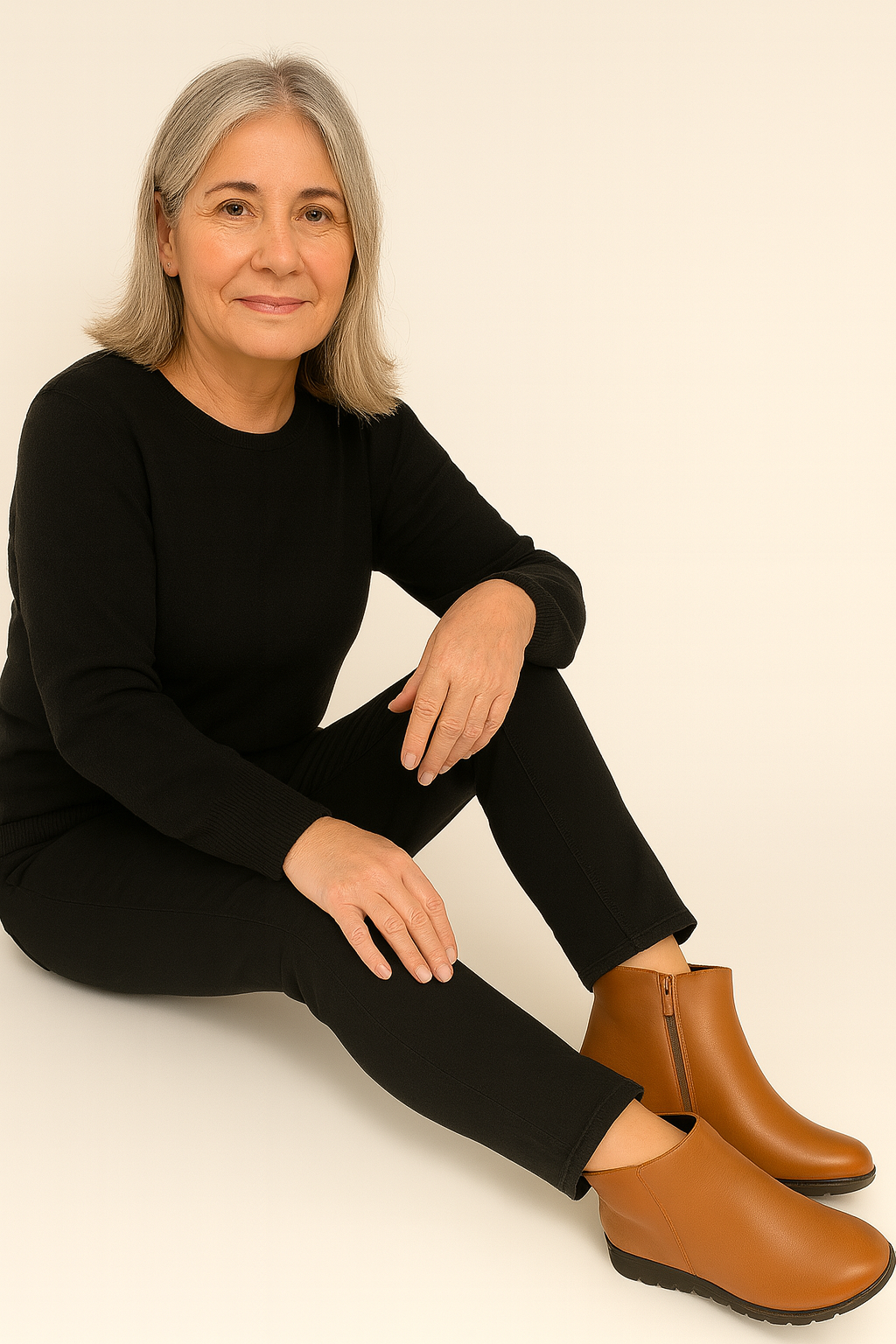 BOTINES PLANOS SEÑORA H0232