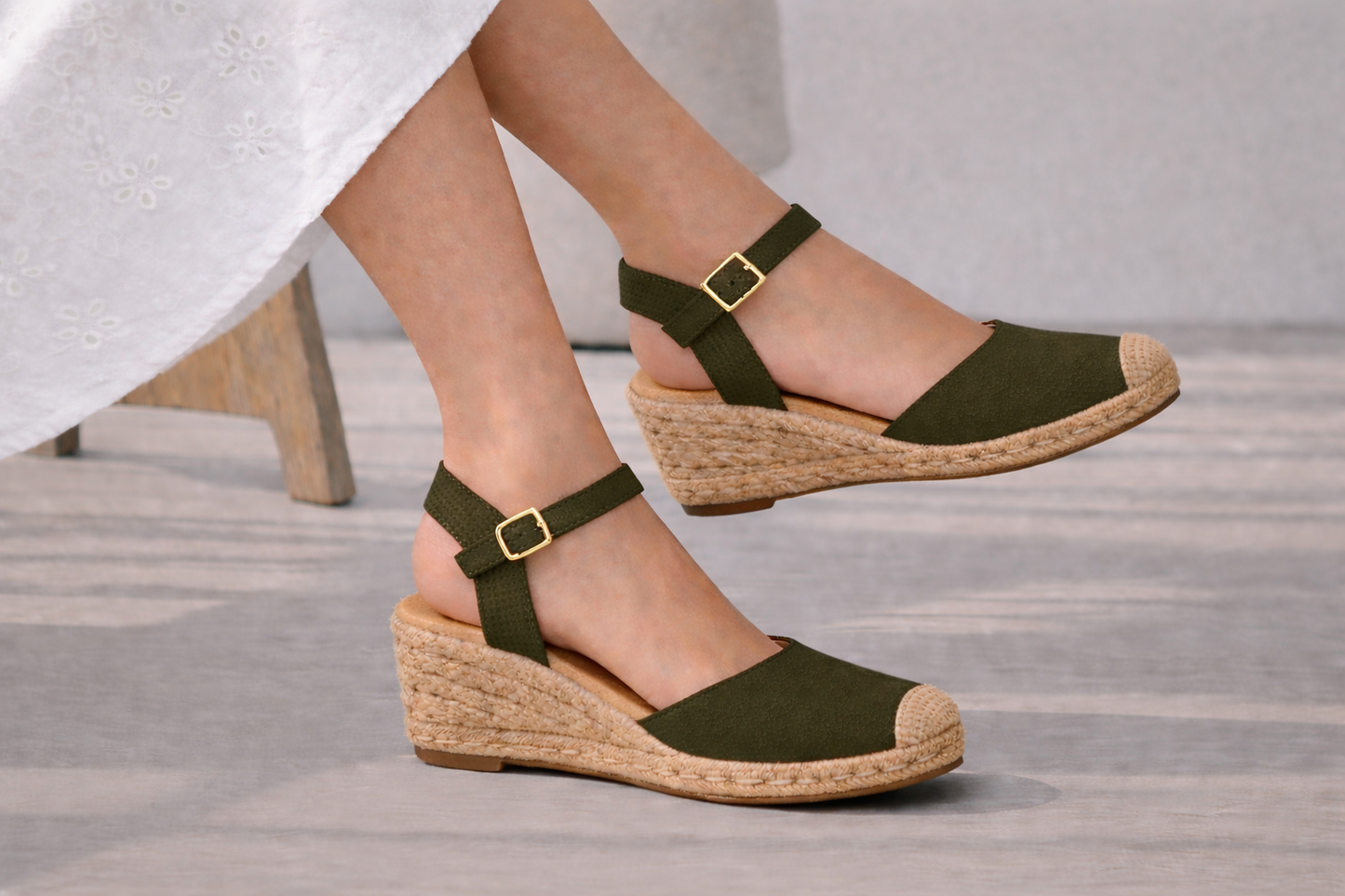 Sandalias Cuña Mujer con Yute – AQ-1593