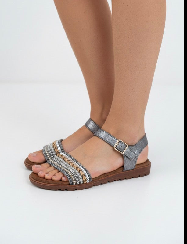 Sandalias Planas NWK-111 Étnicas para Mujer – Cómodas y Ligeras Verano 2026