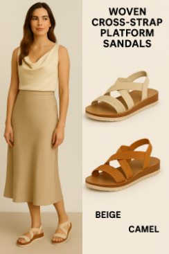 SANDALIA PLANA MUJER WS-5126-2Y3