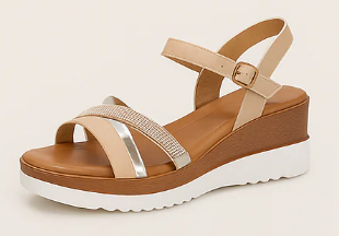 SANDALIA CON CUÑA ELEGANTE 7693-08