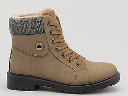 Botín Invierno Mujer con Forro Suave y Suela Antideslizante cod 3008