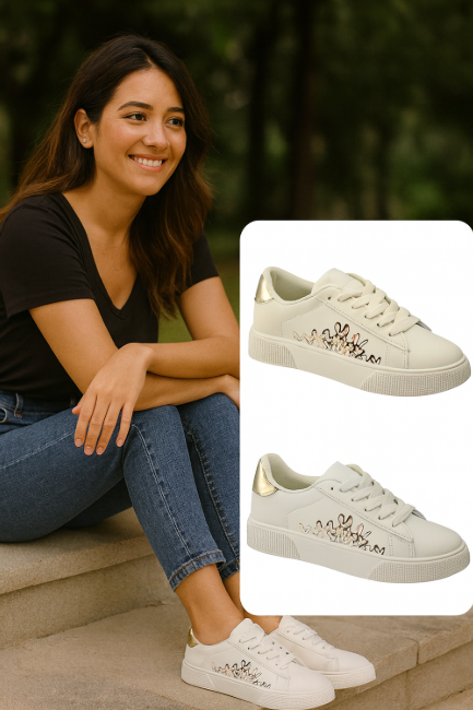 DEPORTIVA DE VESTIR CORAZONES JF1223