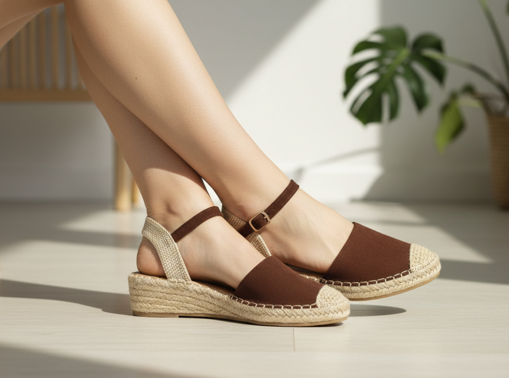 Menorquina Esparto Mujer con Pulsera Ajustable – Cómoda, Ligera y Elegante JY-3A024