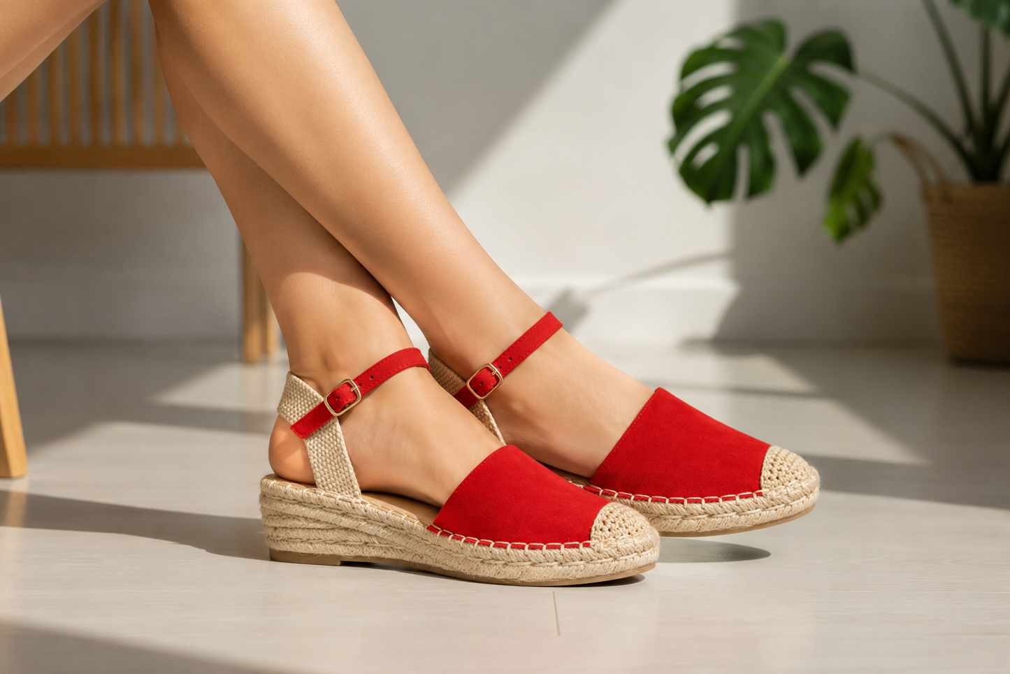 Menorquina Esparto Mujer con Pulsera Ajustable – Cómoda, Ligera y Elegante JY-3A024