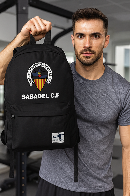 🎒 Mochila Sabadell CF – Estilo y pasión por tu equipo