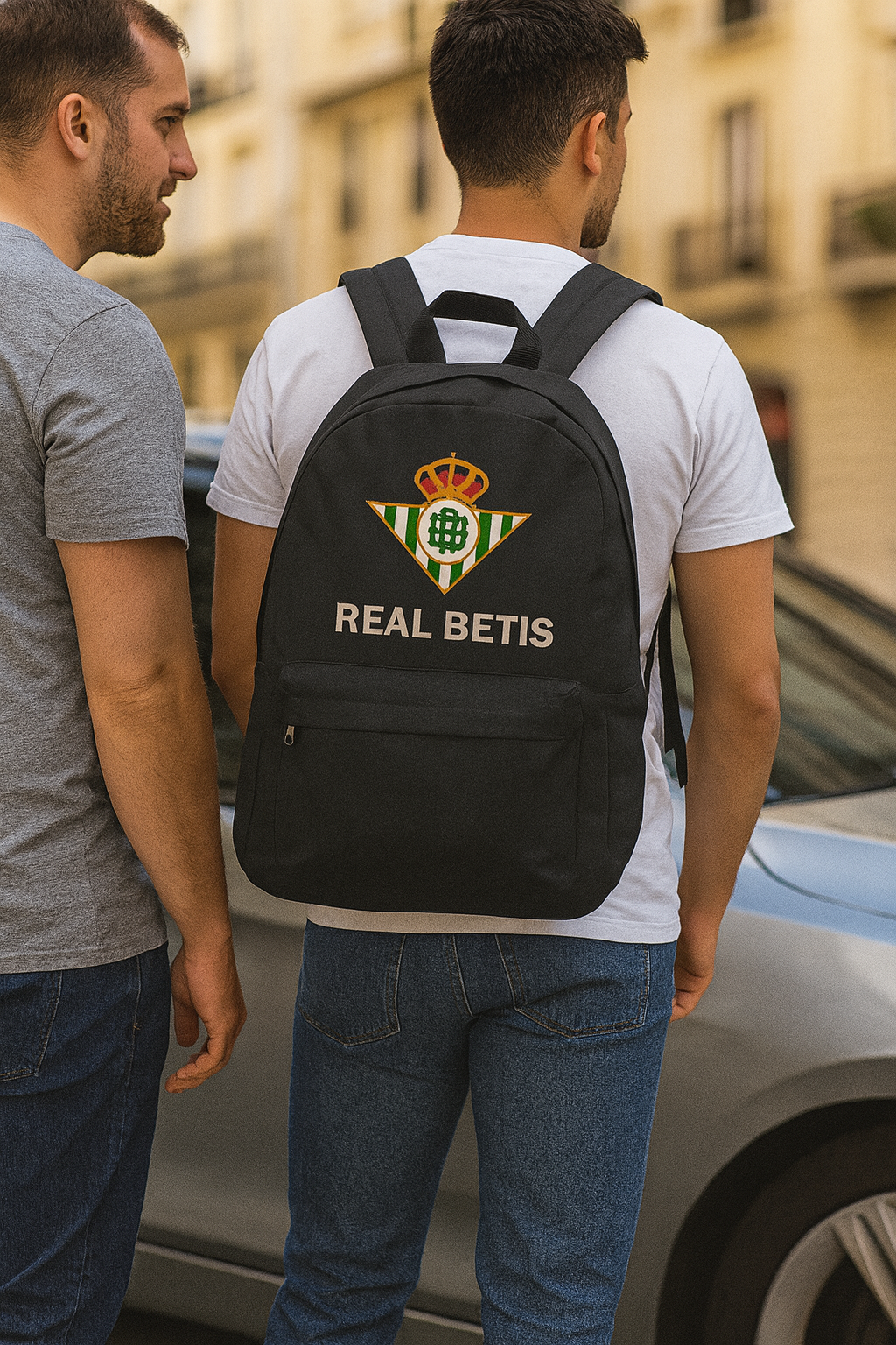🎒 Mochila Betis – Estilo, comodidad y pasión verdiblanca 💚🤍