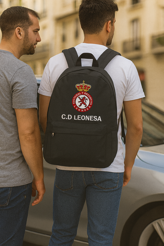 🎒 Mochila . Leonesa – Orgullo y pasión leonesa en tu día a día 🔴⚪🦁