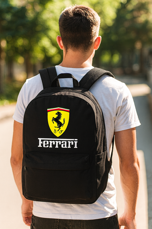👉 Mochila Ferrari Negra Resistente y con Estilo Deportiva
