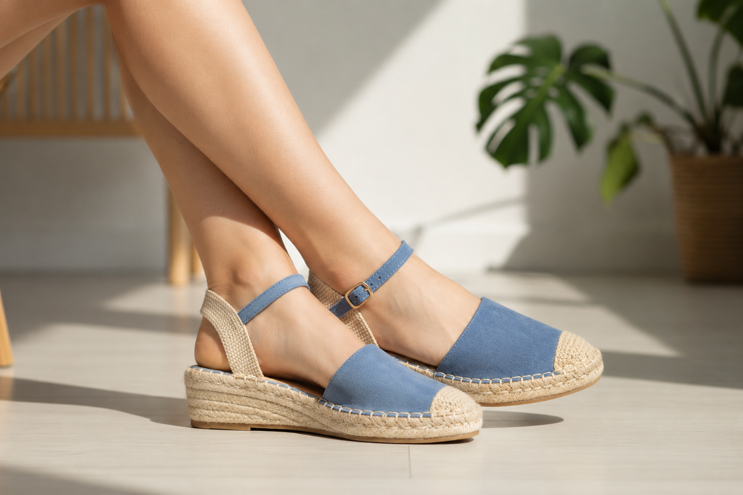 Menorquina Esparto Mujer con Pulsera Ajustable – Cómoda, Ligera y Elegante JY-3A024