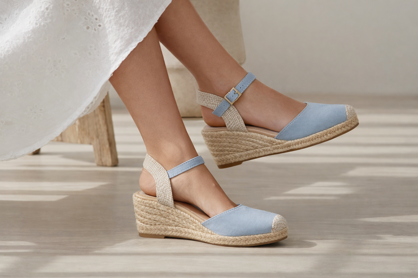 Sandalias Cuña Mujer con Yute – AQ-1593