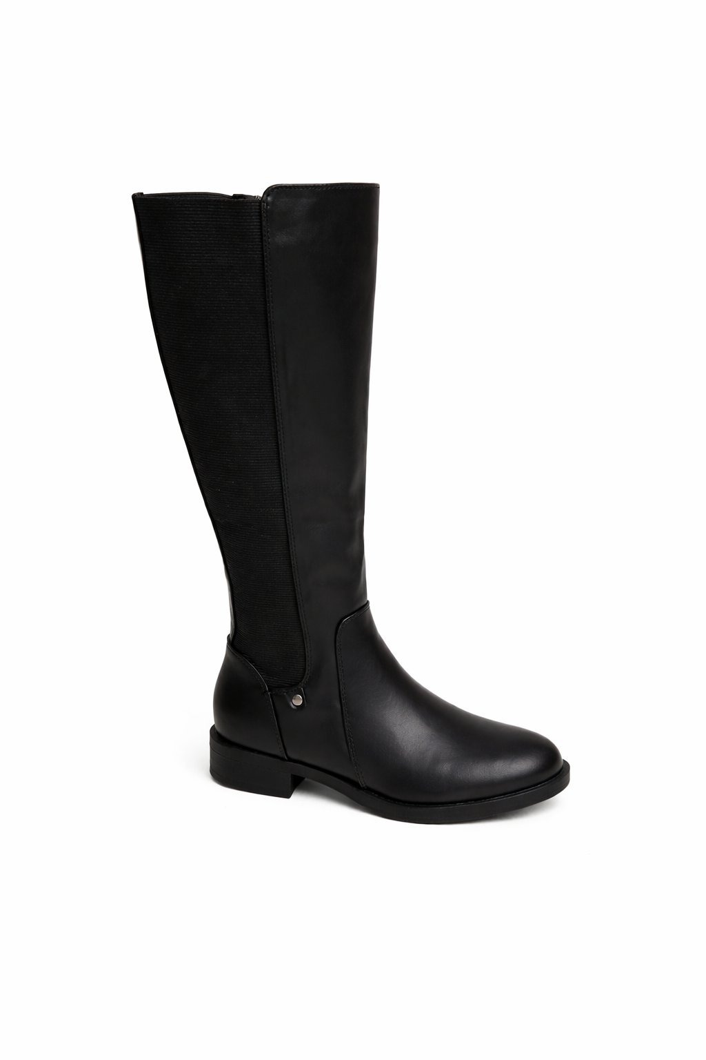 Bota Alta Negra Clásica Mujer – Elegante, Cómoda y Atemporal H5225