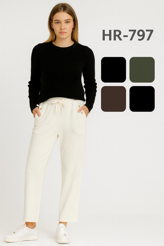 Pantalón de Mujer “HR-797” – Cálido, Elegante y Súper Cómodo 👖✨