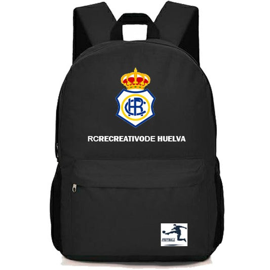🎒Mochila Recreativo de Huelva Negra Deportiva para Colegio o Diario