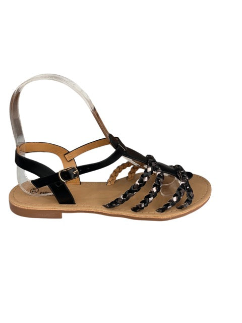 SANDALIA PLANAS TIRAS JF-9502