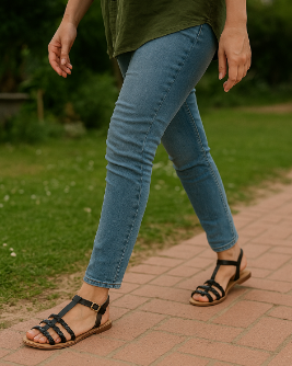 SANDALIA PLANAS TIRAS JF-9502