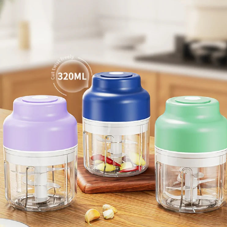 Mini prensa de ajos con agitación automática