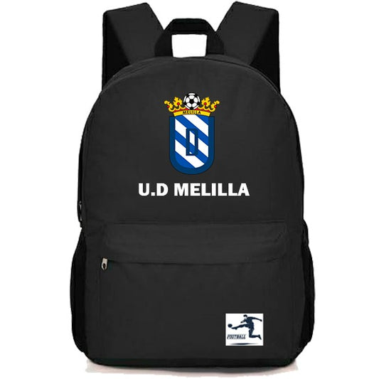 🎒 Mochila  Melilla – Orgullo Azulino 🔵⚪👑