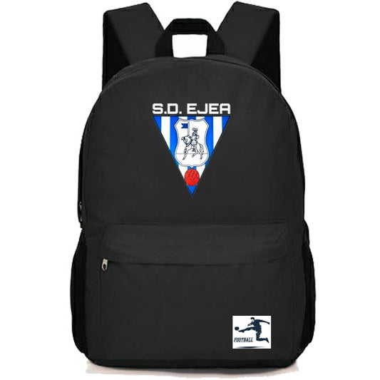 Mochila Deportiva S.D. Ejea Negra – Resistente y Cómoda para Uso Diario