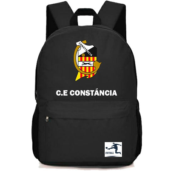 Mochila Deportiva C.E. Constància Negra – Práctica, Resistente y de Uso Diario