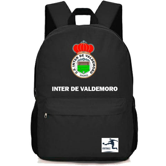 Mochila Deportiva Inter de Valdemoro Negra – Resistente y Cómoda para Uso Diario