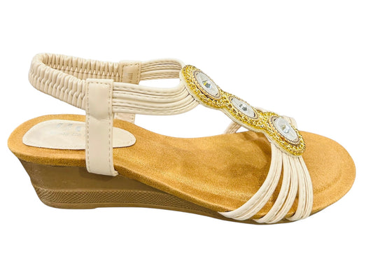 SANDALIA CON CUÑA HY138-16