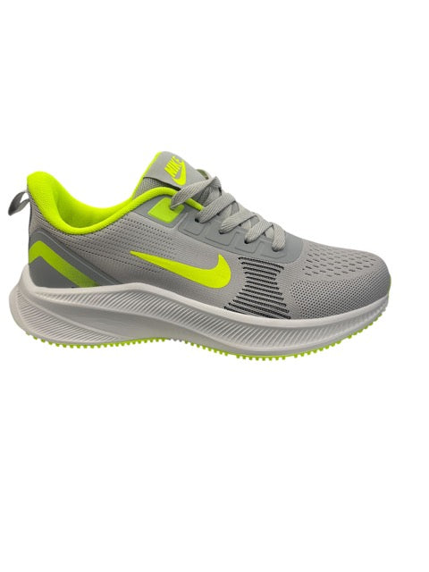 DEPORTIVA DE HOMBRE GRIS Y VERDE SH165-2