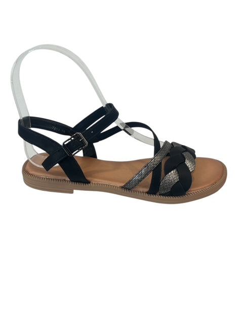 SANDALIA PLANA TRENZA 7821
