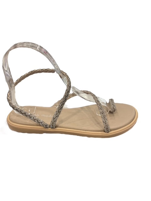 SANDALIA PLANA ELEGANTE 8655