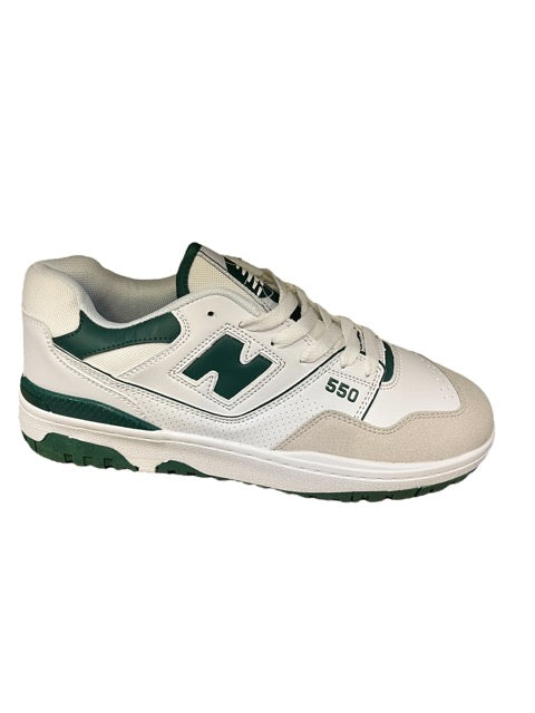 Zapatillas 550 Blanco/Verde – Estilo y Comodidad