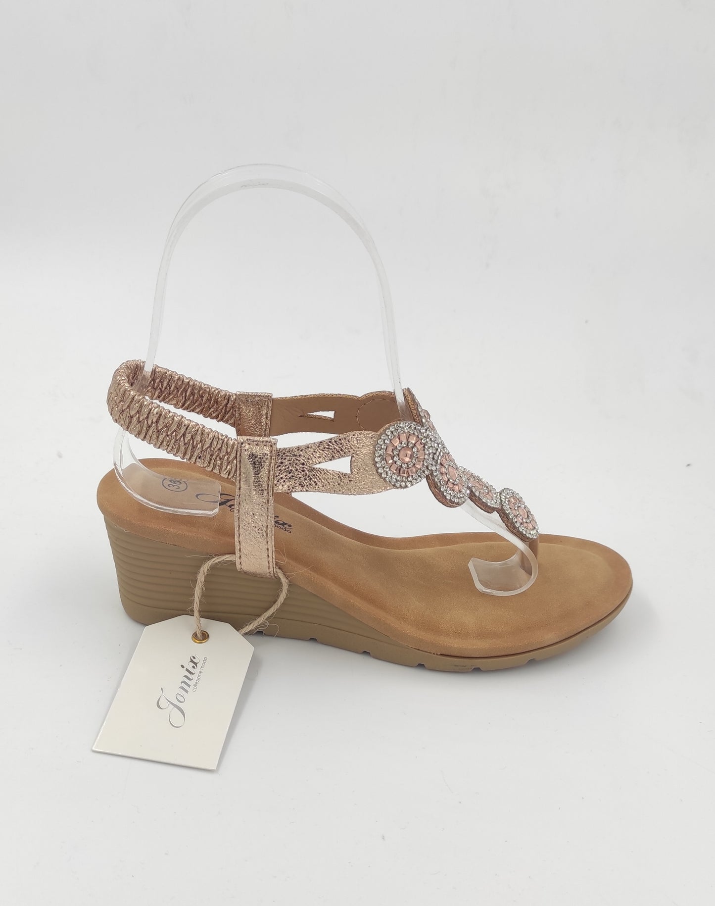 SANDALIA CON CUÑA SD8214-17