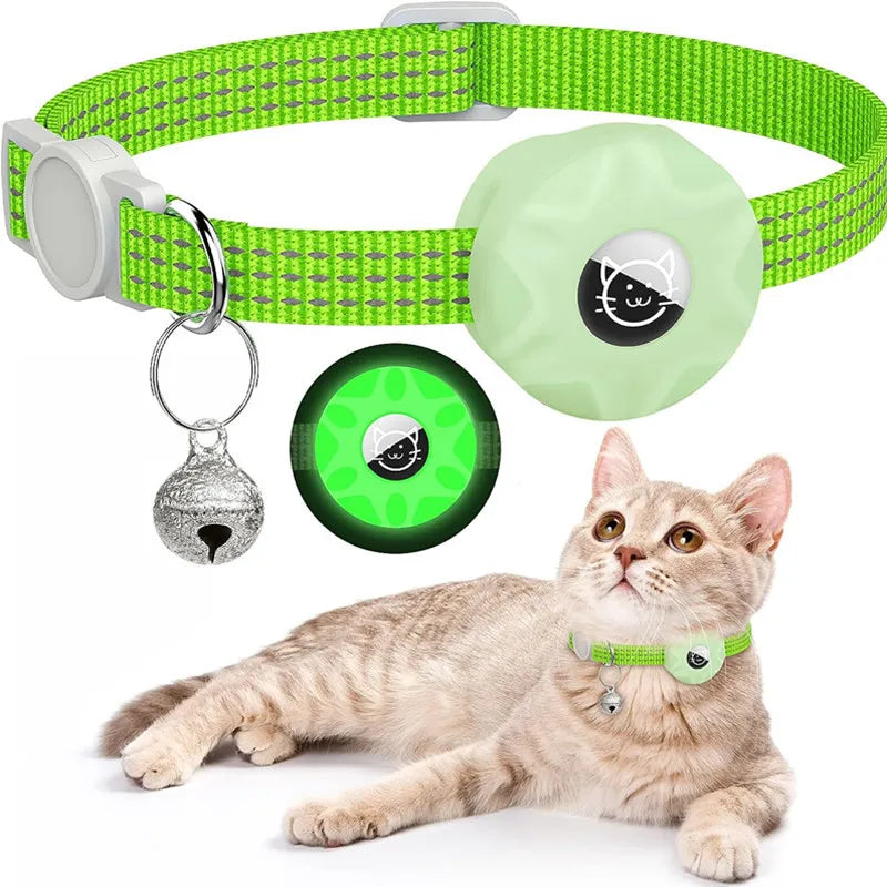Collar para Gato de Silicona con Rastreador