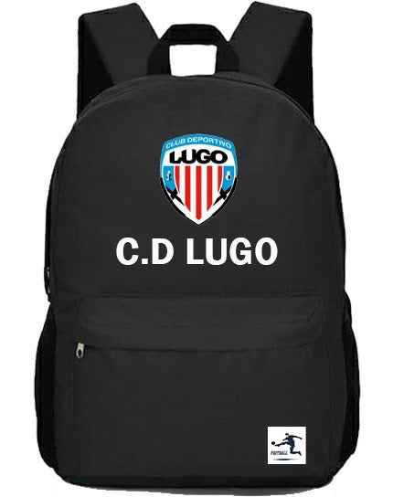 MOCHILA LUGO HOMBRE Y MUJER COLOR NEGRO