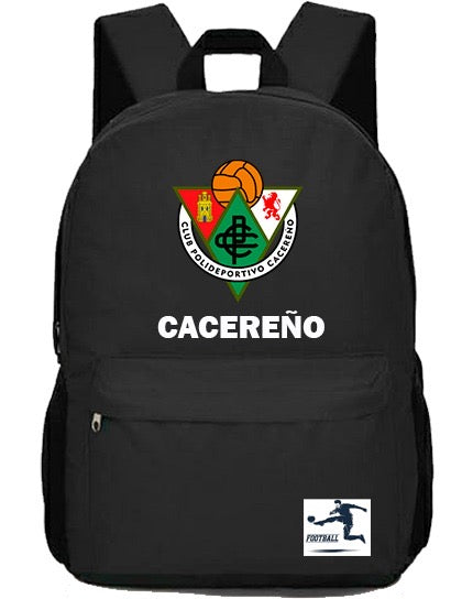 🎒 Mochila . Cacereño – Lleva tus colores con orgullo 💚⚽