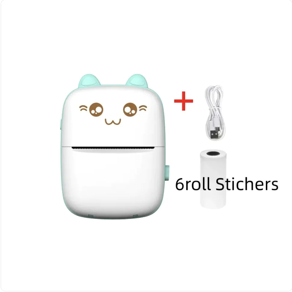 Impresora de Fotos de Bolsillo Portátil Mini