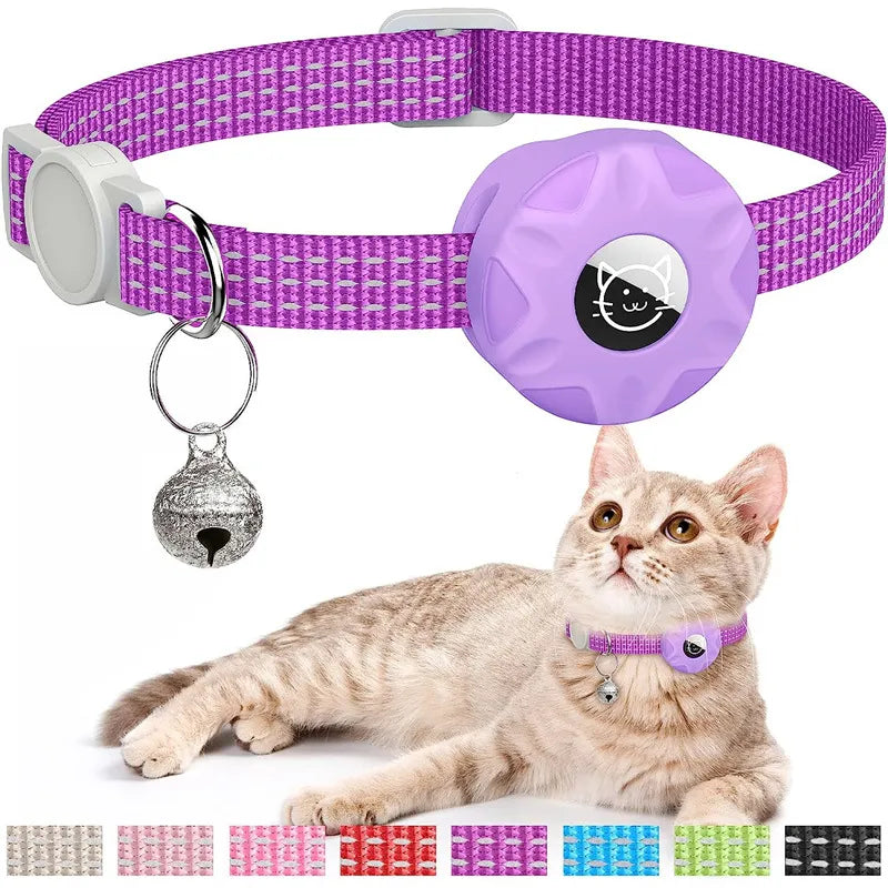 Collar para Gato de Silicona con Rastreador