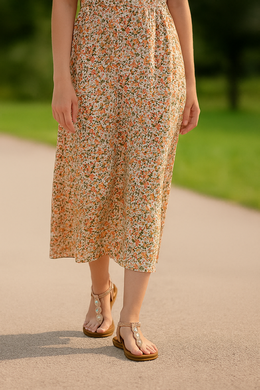 SANDALIA PLANA SUELA COMODA JF2152