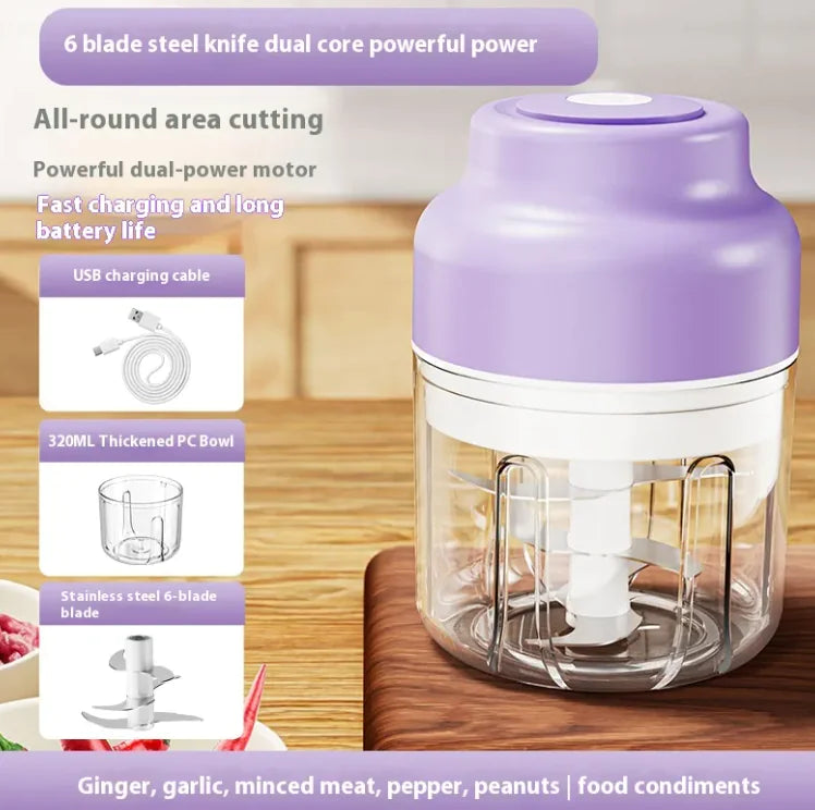 Mini prensa de ajos con agitación automática